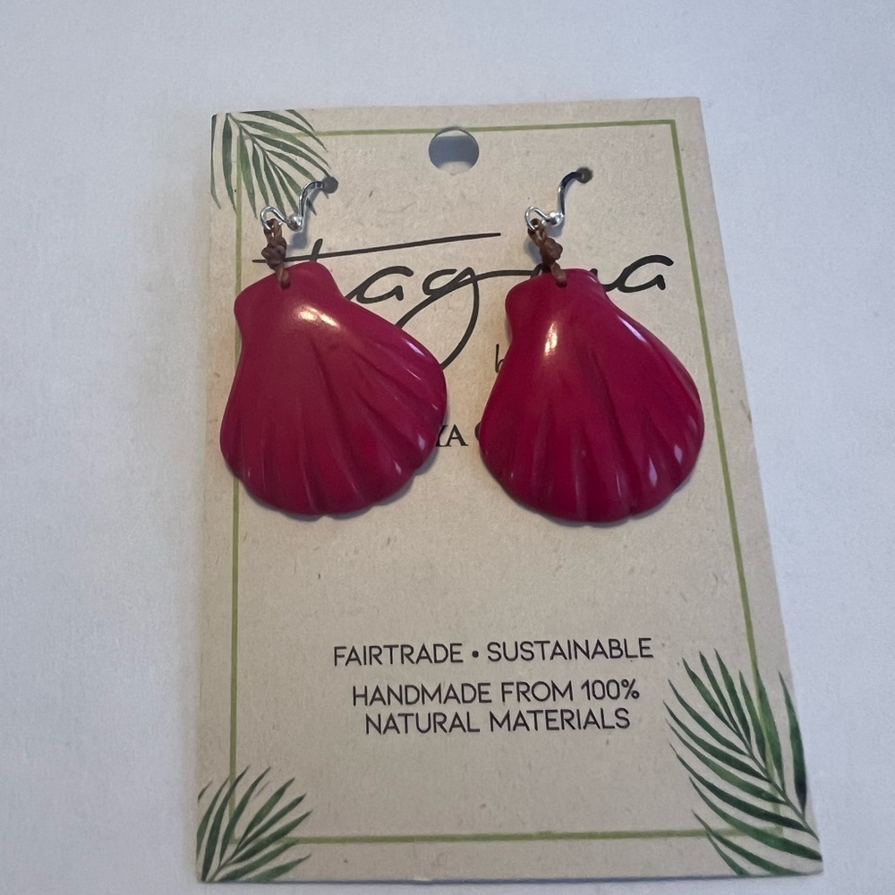 New Tagua Fair Trade Ecuadorian Earrings